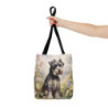 Cute Schnauzer Puppy Tote Bag