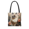 Siamese Cat Kitten Tote Bag