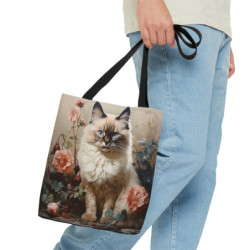 Siamese Cat Kitten Tote Bag