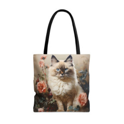 Siamese Cat Kitten Tote Bag