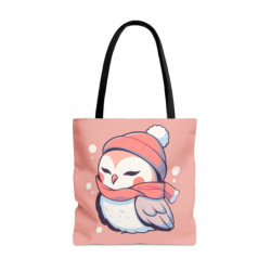 A Cute Kawaii Owl Wearing A...