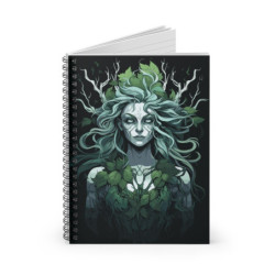 An Alluring Dryad - Spiral Notebook - Ruled Line, 8" x 6"