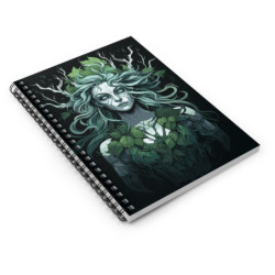 An Alluring Dryad - Spiral Notebook - Ruled Line, 8" x 6"