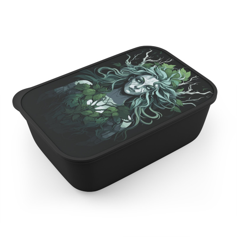 An Alluring Dryad - Eco-Friendly Bento Box with Band and Utensils