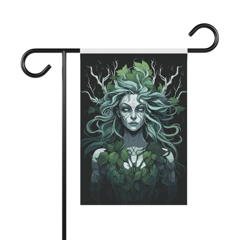 An Alluring Dryad - Design Garden & House Flag Banner