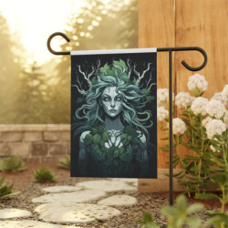 An Alluring Dryad - Design Garden & House Flag Banner