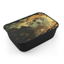 An Elegant Elf - Eco-Friendly Bento Box with Band and Utensils