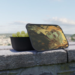 An Elegant Elf - Eco-Friendly Bento Box with Band and Utensils