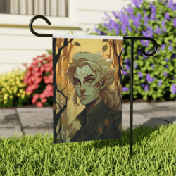 An Elegant Elf - Design Garden & House Flag Banner