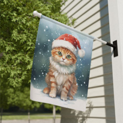 Christmas Ginger Cat in the...