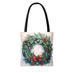 Christmas Wreath - Tote Bag