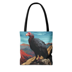 California Condor Atop A Cliff Tote Bag