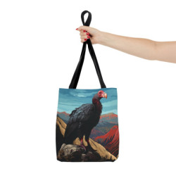 California Condor Atop A Cliff Tote Bag