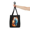 Fiery Fox Design Tote Bag