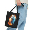 Fiery Fox Design Tote Bag