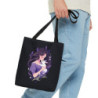 A Girl And Her Pet Rabbit Tote Bag