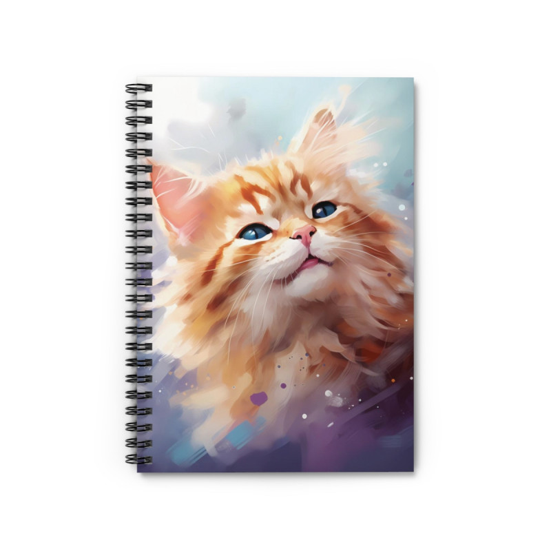 Who's Been In The Catnip? - Spiral Notebook - Ruled Line, 8" x 6"