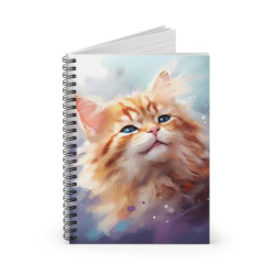 Who's Been In The Catnip? - Spiral Notebook - Ruled Line, 8" x 6"