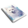 Adorable Arctic Fox - Spiral Notebook - Ruled Line, 8" x 6"