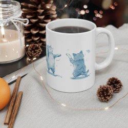 Feline the Groove Ceramic Mug 11oz