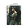 "Damsel Joan Touched By The Wild" Pre Raphaelite Inspired Spiral Notebook - Ruled Line, 8" x 6"