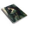 "Damsel Joan Touched By The Wild" Pre Raphaelite Inspired Spiral Notebook - Ruled Line, 8" x 6"