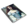 "Damsel Isolde Touched By Confusion" Pre Raphaelite Inspired Medieval Maiden Spiral Notebook - Ruled Line, 8" x 6"