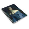 "Damsel Elaine Touched By Love" Pre Raphaelite Inspired Medieval Maiden Spiral Notebook - Ruled Line, 8" x 6"