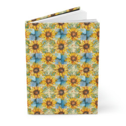 Tiled Sunflower Hardcover...