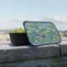 Water Lily Pond Eco-Friendly Bento Box with Band and Utensils