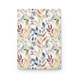 Fall Leaves  Hardcover Journal, Matte,  8" x 5.7"