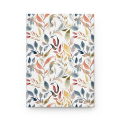 Fall Leaves  Hardcover Journal, Matte,  8" x 5.7"