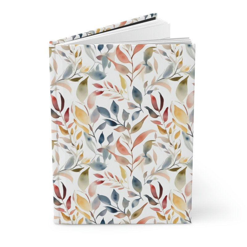 Fall Leaves  Hardcover Journal, Matte,  8" x 5.7"