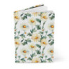 Daisy Pattern Hardcover Journal, Matte,  8" x 5.7"