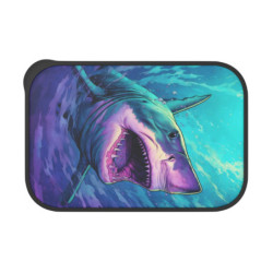 Shark Aquatic Design Eco-Friendly Bento Box with Band and Utensils