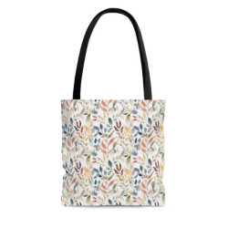 Fall Leaves Soft Abstract Pattern Tote Bag