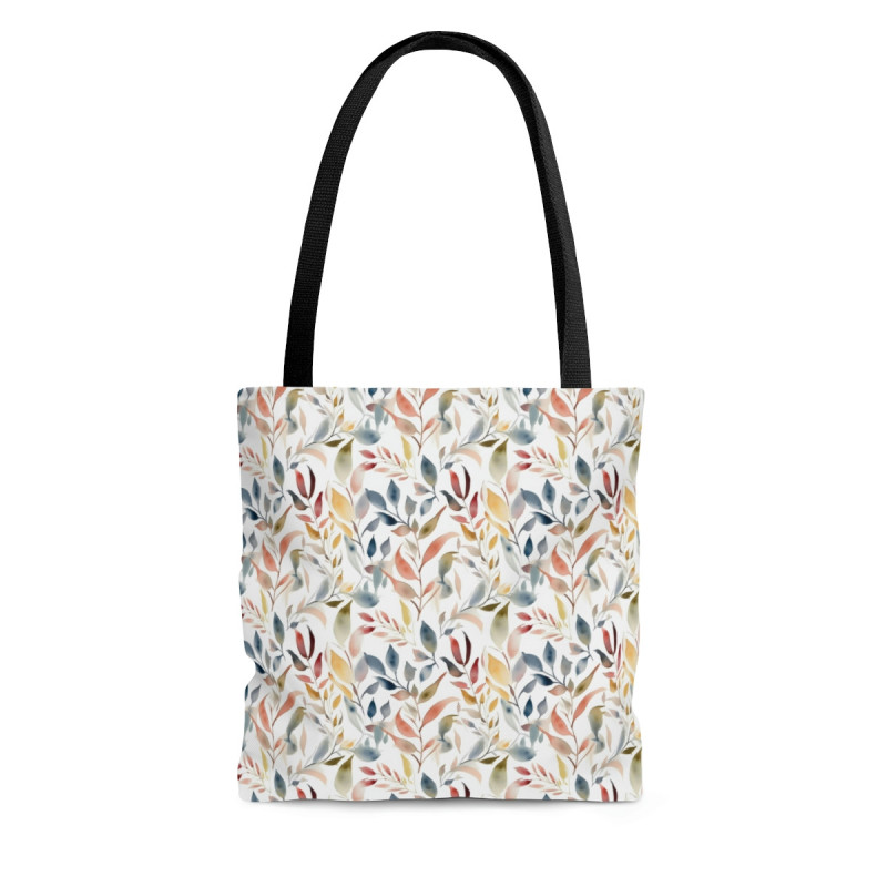 Fall Leaves Soft Abstract Pattern Tote Bag