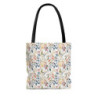 Fall Leaves Soft Abstract Pattern Tote Bag