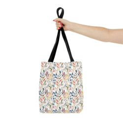 Fall Leaves Soft Abstract Pattern Tote Bag