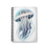 Jellyfish Design Spiral Notebook - Ruled Line, 8" x 6"