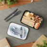 Jellyfish Design Eco-Friendly Bento Box with Band and Utensils