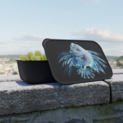 Ethereal Lionfish Design Eco-Friendly Bento Box with Band and Utensils