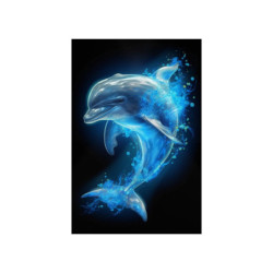 Ethereal Dolphin Premium Matte Vertical Poster 20" x 30" Poster