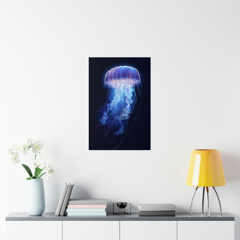 Ethereal Jellyfish Premium Matte Vertical Poster 20" x 30" Poster