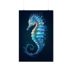 Ethereal Seahorse Premium Matte Vertical Poster 20" x 30" Poster