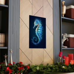 Ethereal Seahorse Premium Matte Vertical Poster 20" x 30" Poster