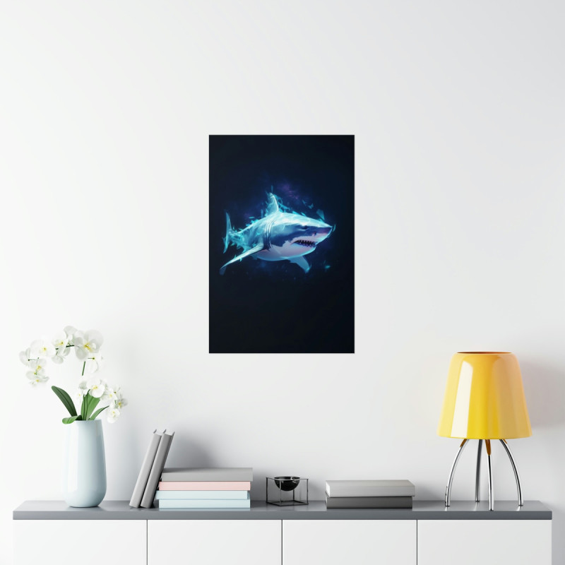 Ethereal Shark Premium Matte Vertical Poster 20" x 30" Poster