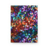 Rainbow Colored Sequin Pattern Hardcover Journal, Matte,  8" x 5.7"