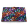 Rainbow Colored Sequin Pattern Hardcover Journal, Matte,  8" x 5.7"