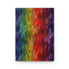 Rainbow Tinsel Pattern Hardcover Journal, Matte,  8" x 5.7"